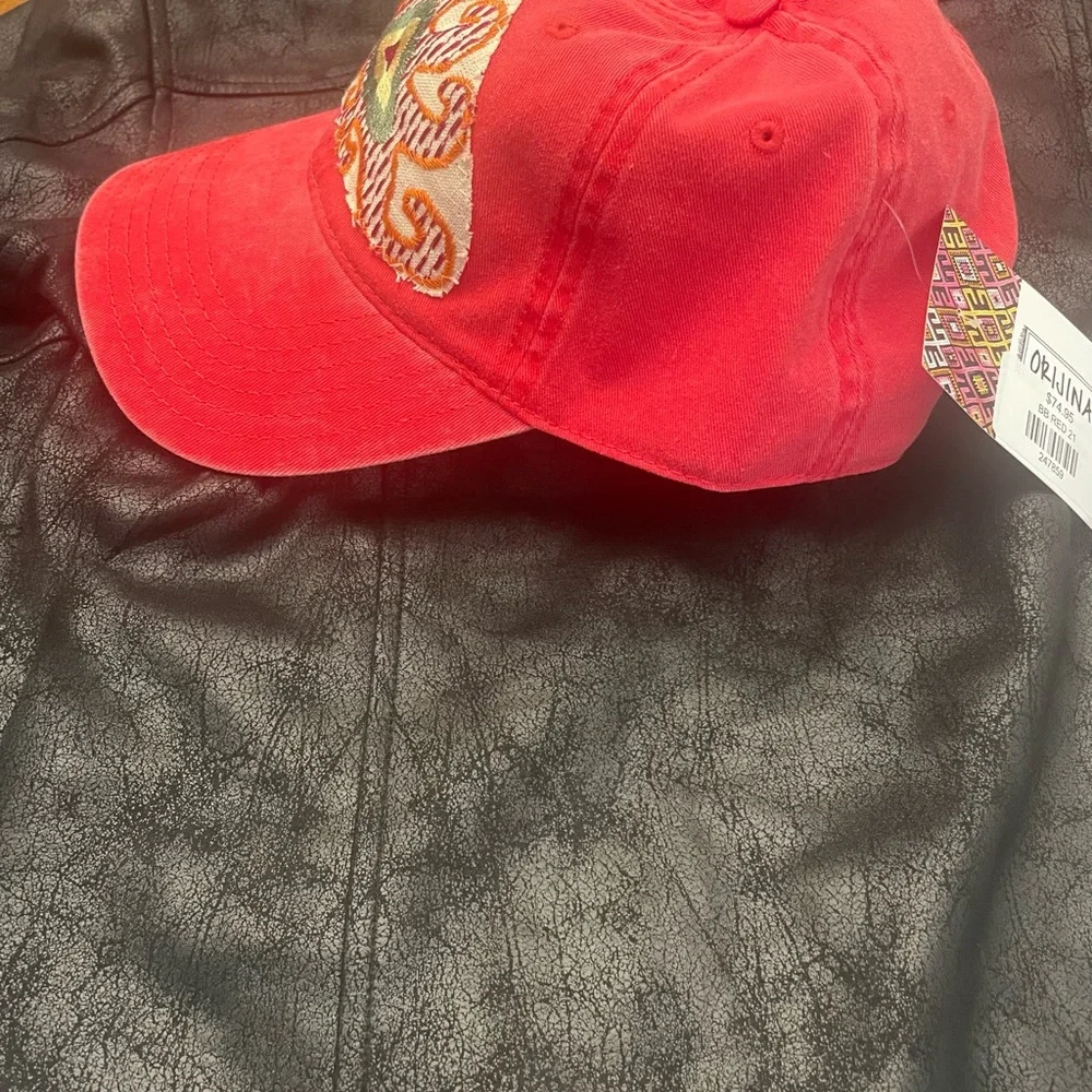 Kilim baseball cap - Red - Picture 4 of 6